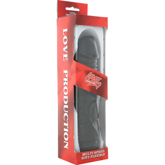 SEVEN CREATIONS - PERFECT PLEASURES BLACK VIBRATOR 22 CM - 2