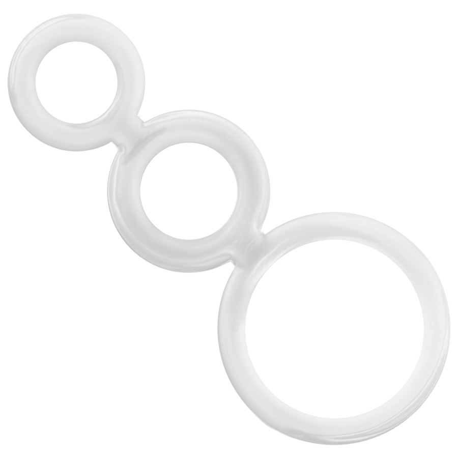ADDICTED TOYS - RINGS SET FOR PENIS TRANSPARENT - 4