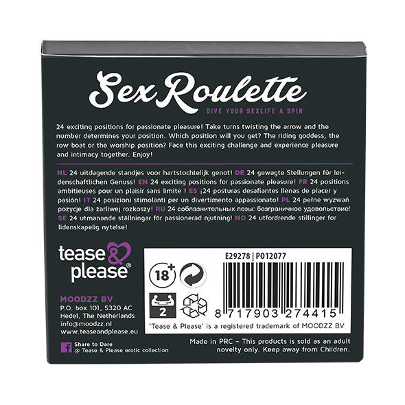 TEASE & PLEASE - SEX ROULETTE KAMASUTRA - 1