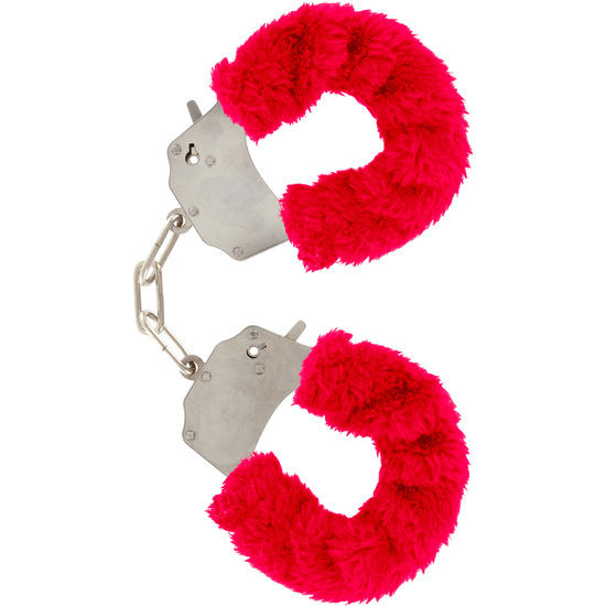 TOYJOY - FURRY FUN CUFFS BONDAGE RED - 2