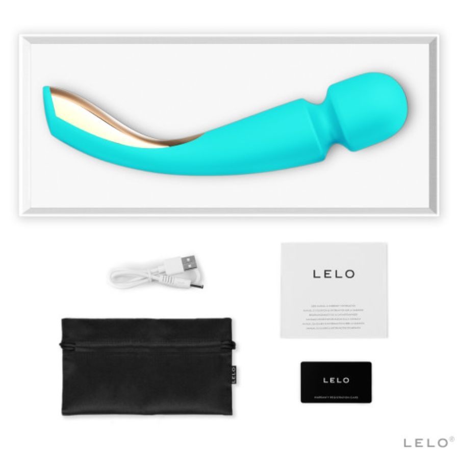 LELO - SMART WAND 2 BORDEAUX - TURQUOISE - 5