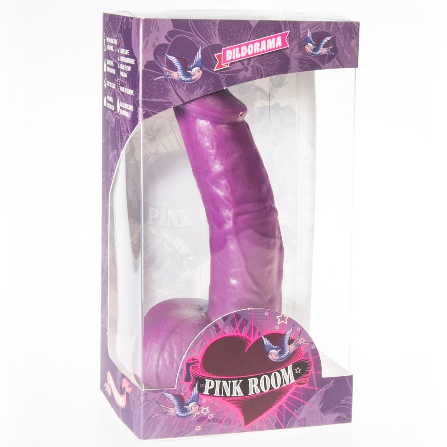 PINK ROOM - CONNOR REALISTIC DILDO PURPLE 16 CM - 2