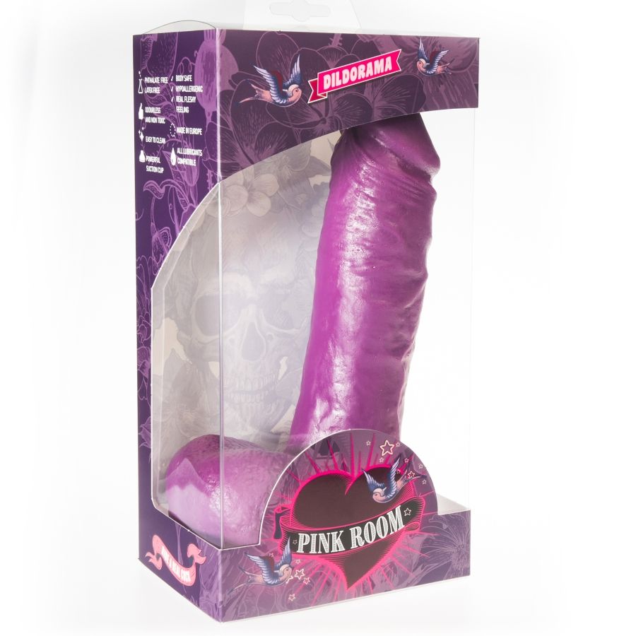 PINK ROOM - ANTON REALISTIC DILDO PURPLE 21.5 CM - 2