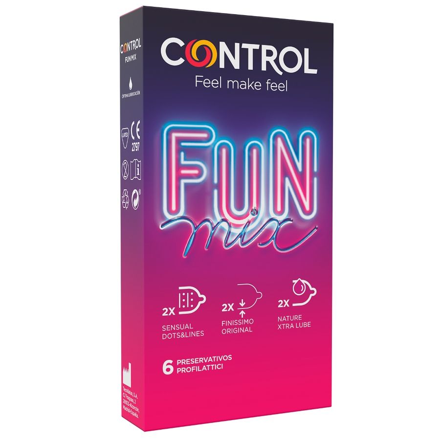 CONTROL - SENTITI DIVERTIMENTO MIX 6 UDS - Secretroomsexyshop