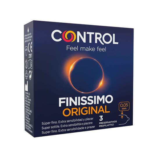 CONTROL - PRESERVATIVI FINISSIMO 3 UNITÀ - Secretroomsexyshop