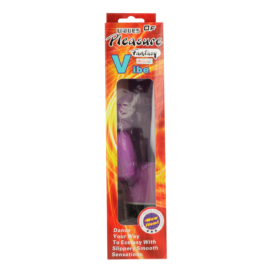 BAILE - WAVES OF PLEASURE FANTASY VIBRATOR WITH LILAC RABBIT 23 CM - 2