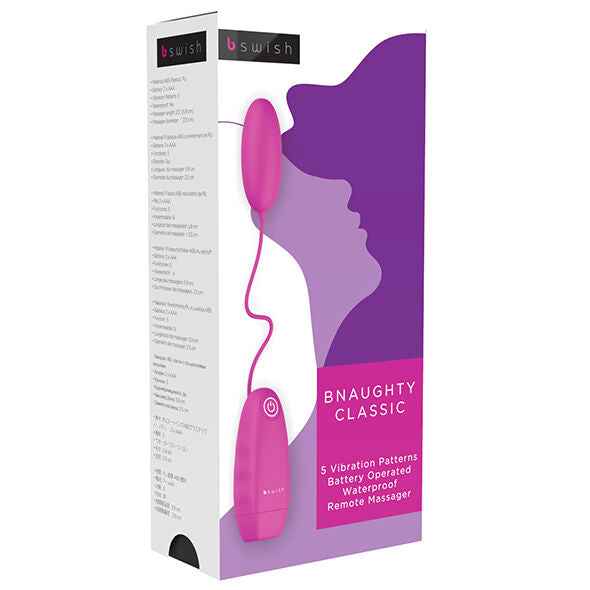 B SWISH - BNAUGHTY CLASSIC PROIETTORE VIBRANTE CERISE - Secretroomsexyshop