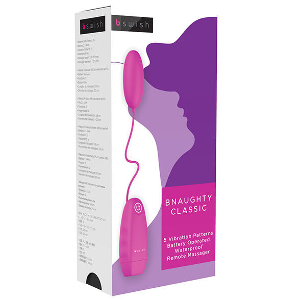 B SWISH - BNAUGHTY CLASSIC VIBRATING BULLET CERISE - 2