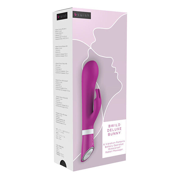 B SWISH - BWILD DELUXE BUNNY RABBIT VIBRATOR RASPBERRY - 6