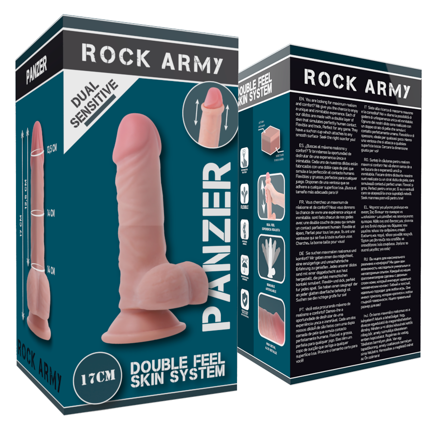 ROCKARMY - DUAL DENSITY PANZER 17 CM -O- 4.46 CM - 8