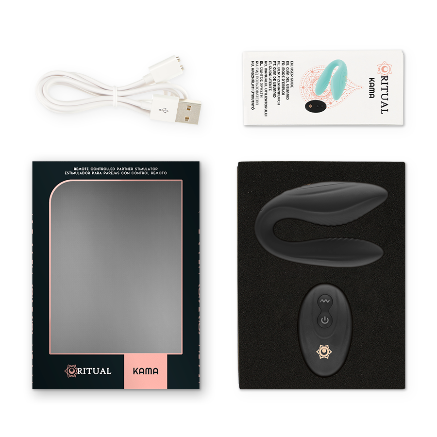 RITHUAL - KAMA REMOTE CONTROL FOR COUPLES AQUA - 5