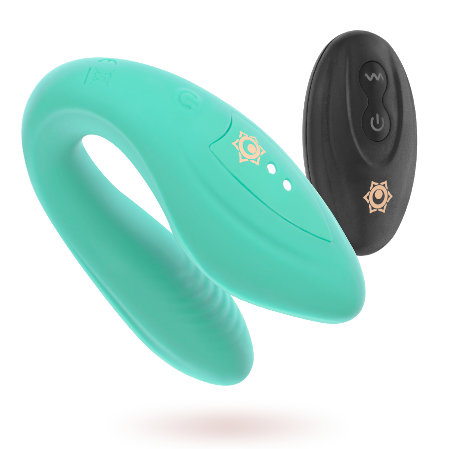 RITHUAL - KAMA REMOTE CONTROL FOR COUPLES AQUA - AQUA - 15