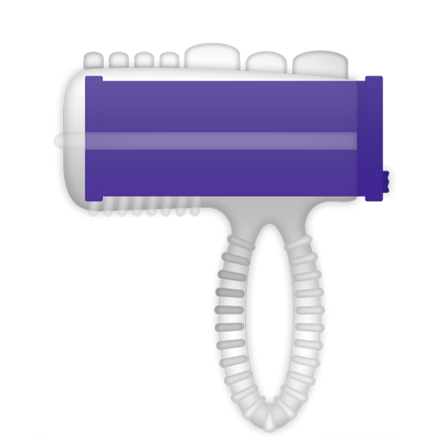 CASUAL LOVE - RING TONGUE VIBRATING PURPLE - 3