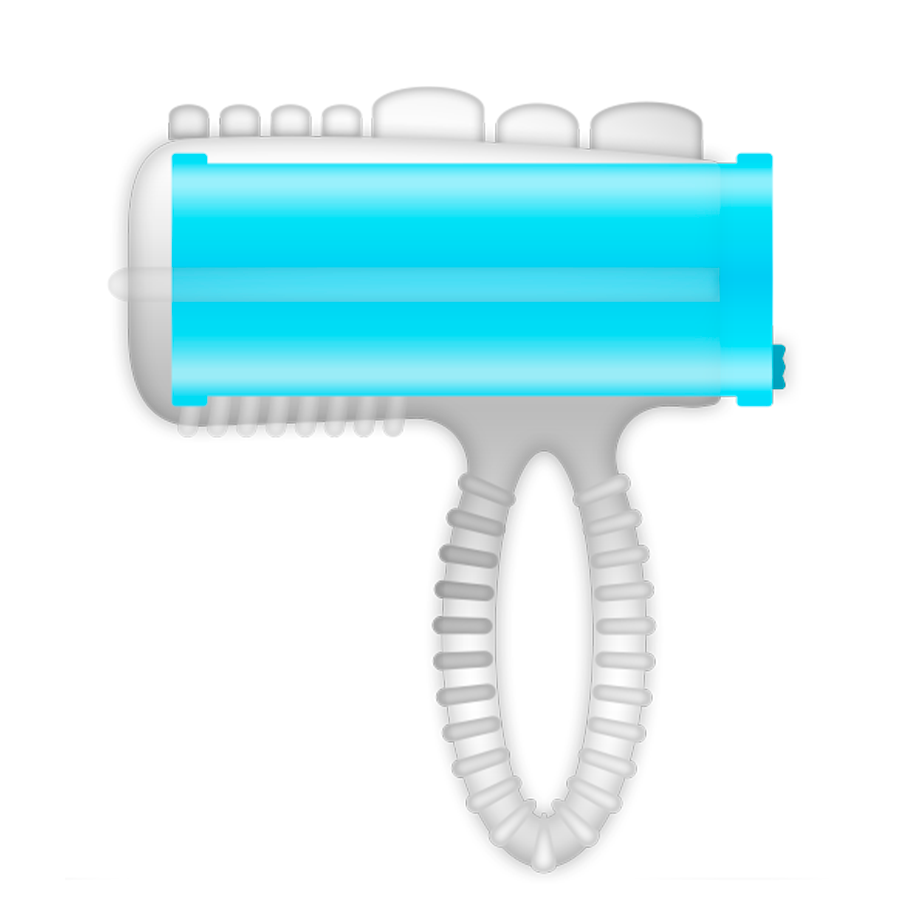 CASUAL LOVE - RING TONGUE VIBRATING BLUE - 2