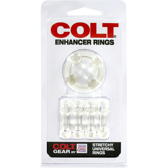 CALEXOTICS - COLT ENHANCER RINGS CLEAR - 2