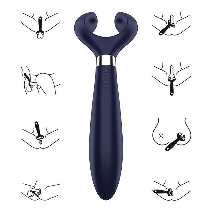 SATISFYER - ENDLESS FUN MULTI VIBRATOR 3 BLACK - 2