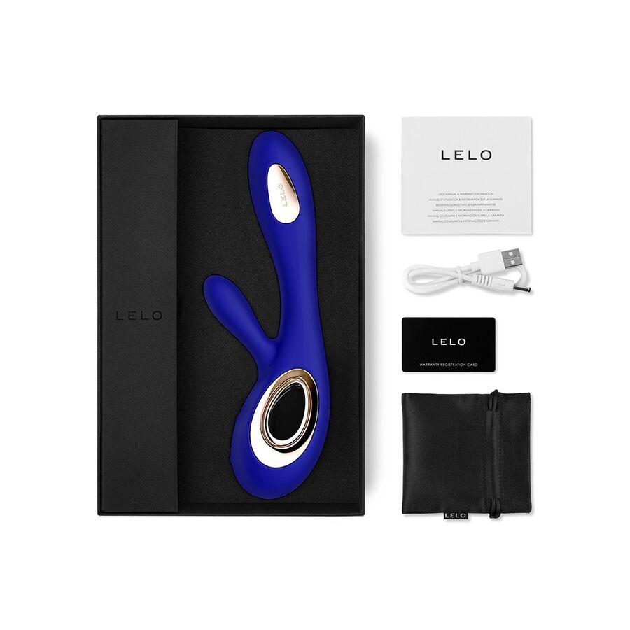 LELO - SORAYA WAVE VIBRATOR RABBIT MIDNIGHT BLUE - 3