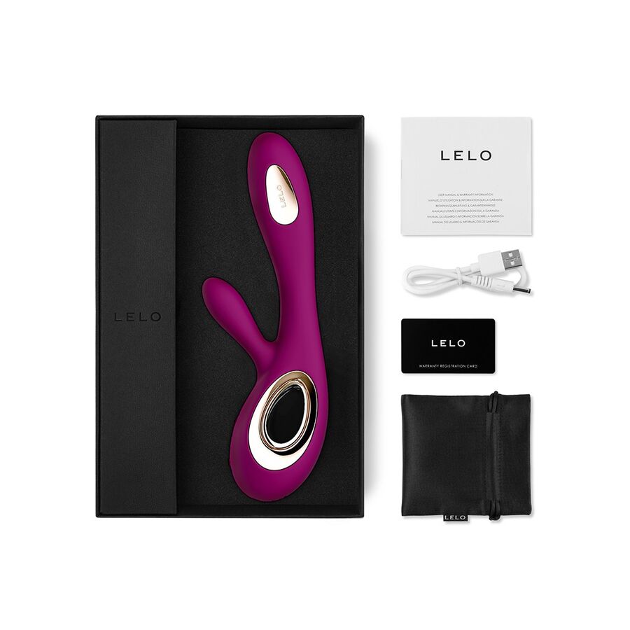 LELO - SORAYA WAVE VIBRATOR RABBIT PURPLE - 1