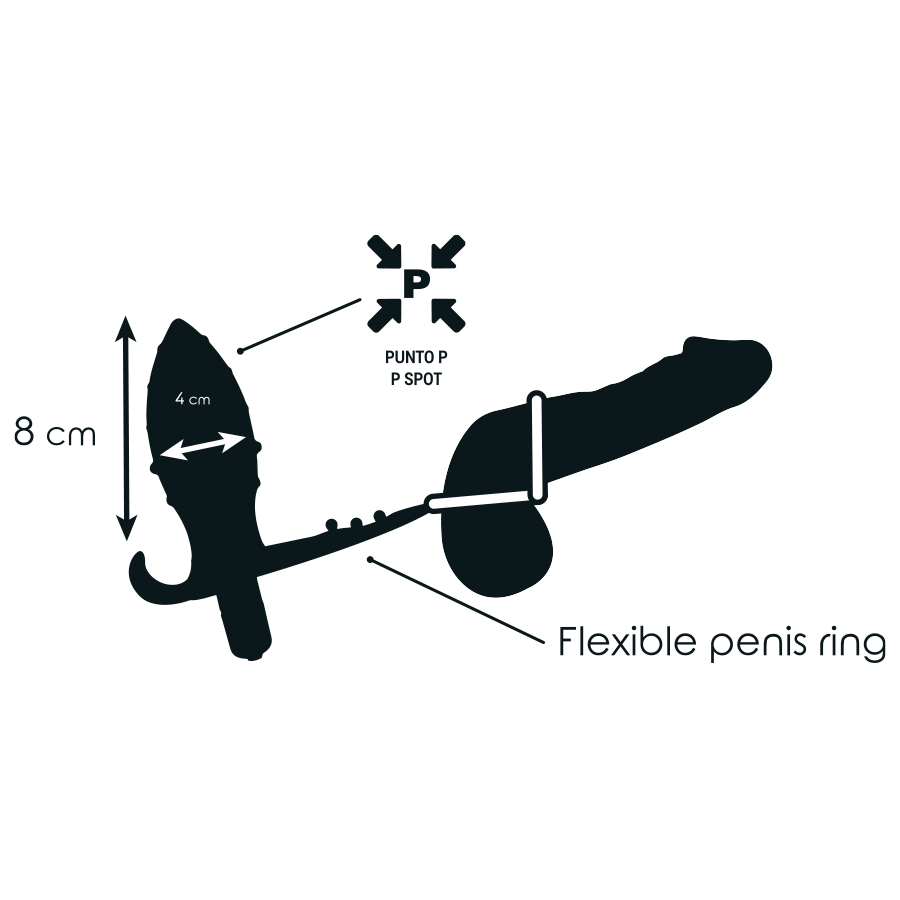 ADDICTED TOYS - ANAL PLUG WITH DOUBLE BLACK RING - 6