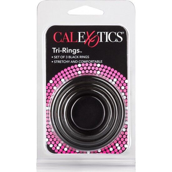 CALEXOTICS - BLACK TRI-RINGS