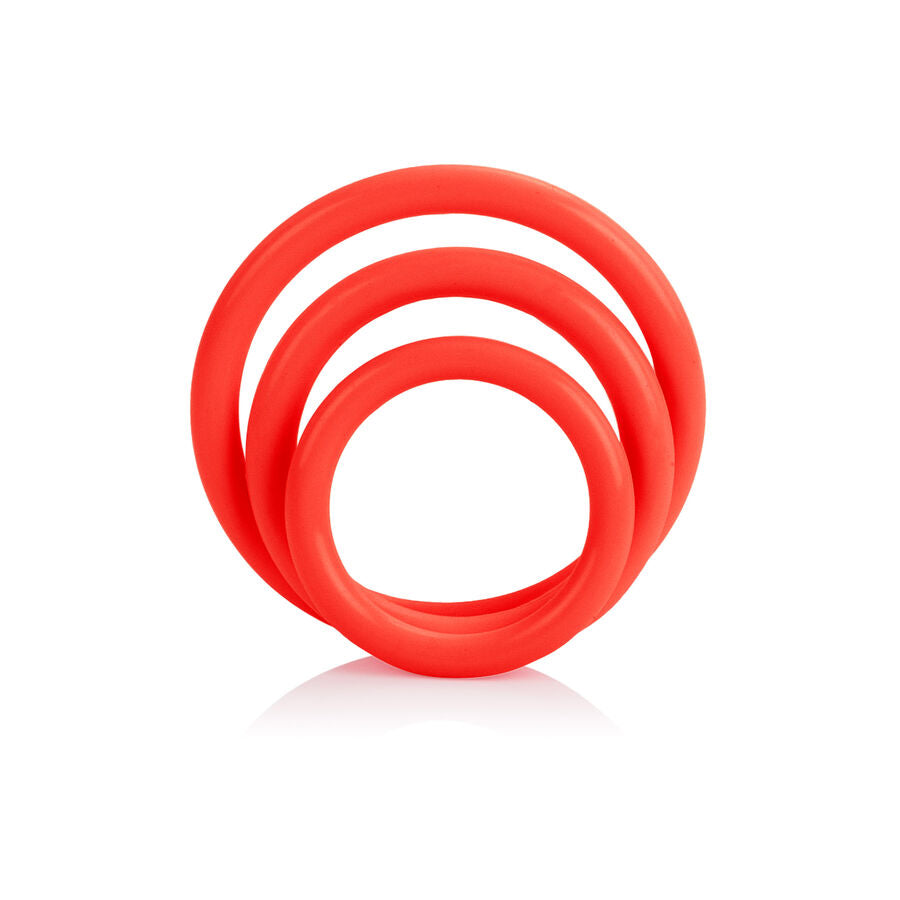 CALEXOTICS - RED TRI-RING SET