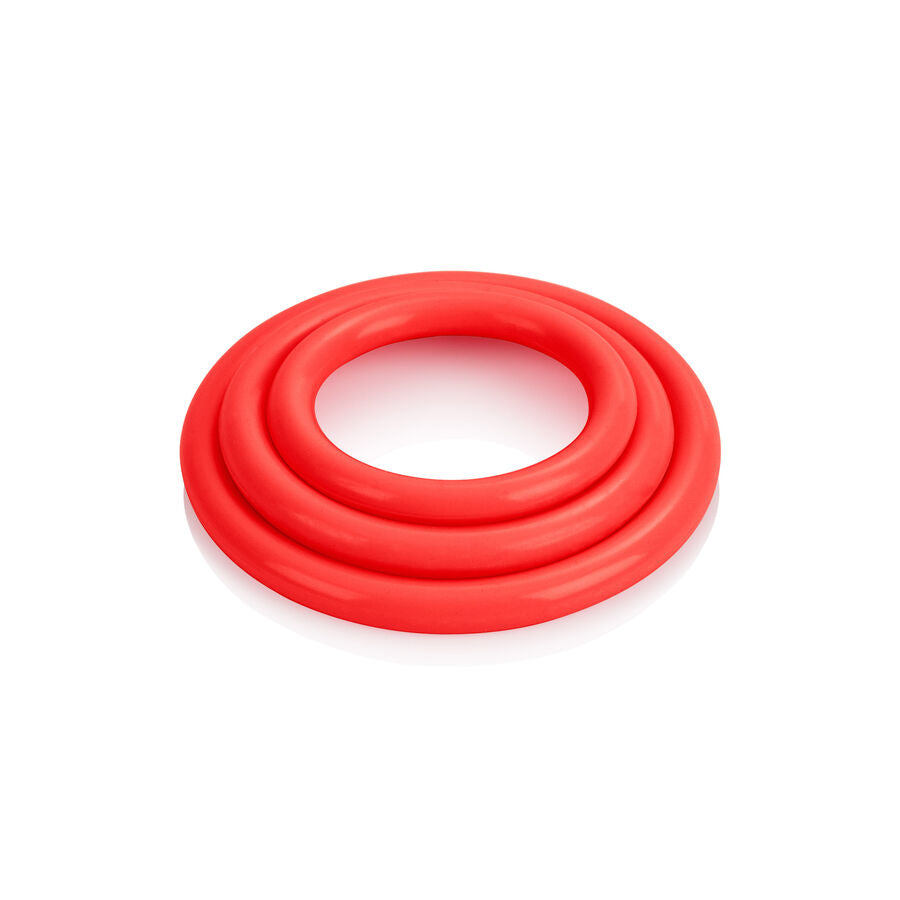 CALEXOTICS - RED TRI-RING SET