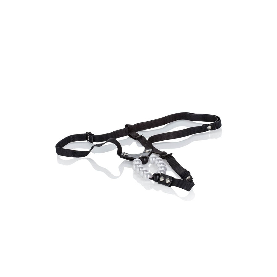 CALEXOTICS - LOVERS THONG W. PLEASURE PEARLS - 4