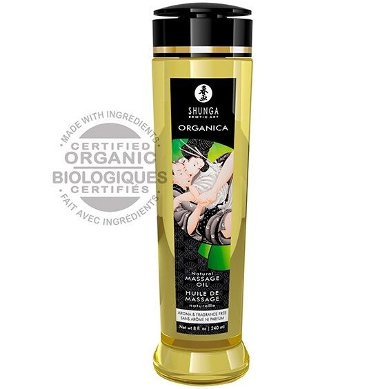 SHUNGA - NATURAL ORGANIC MASSAGE OIL 240 ML - 1