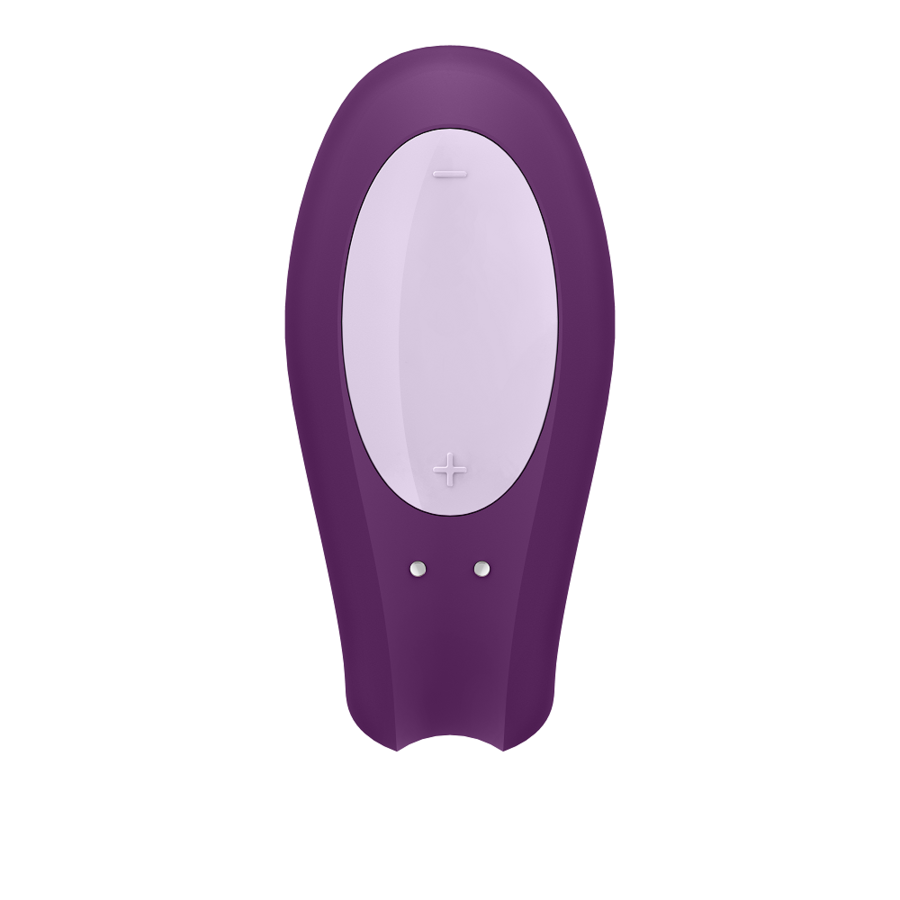 SATISFYER - DOUBLE JOY CON APP PURPLE - BLACK - 9