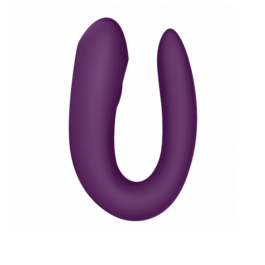 SATISFYER - DOUBLE JOY CON APP PURPLE - BLACK - 13