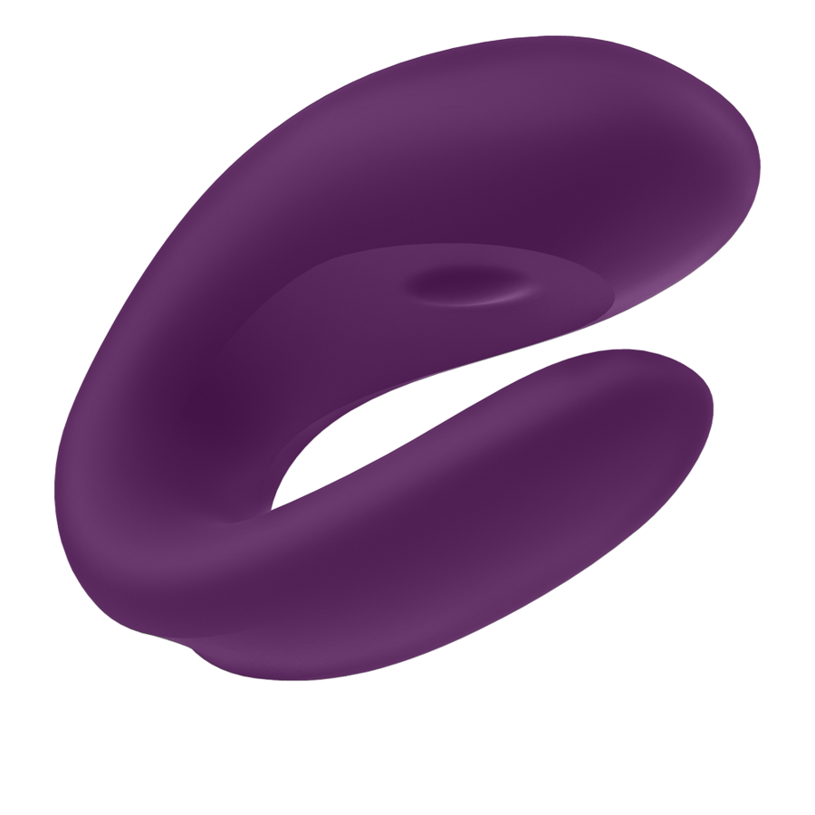 SATISFYER - DOUBLE JOY CON APP PURPLE - BLACK - 11