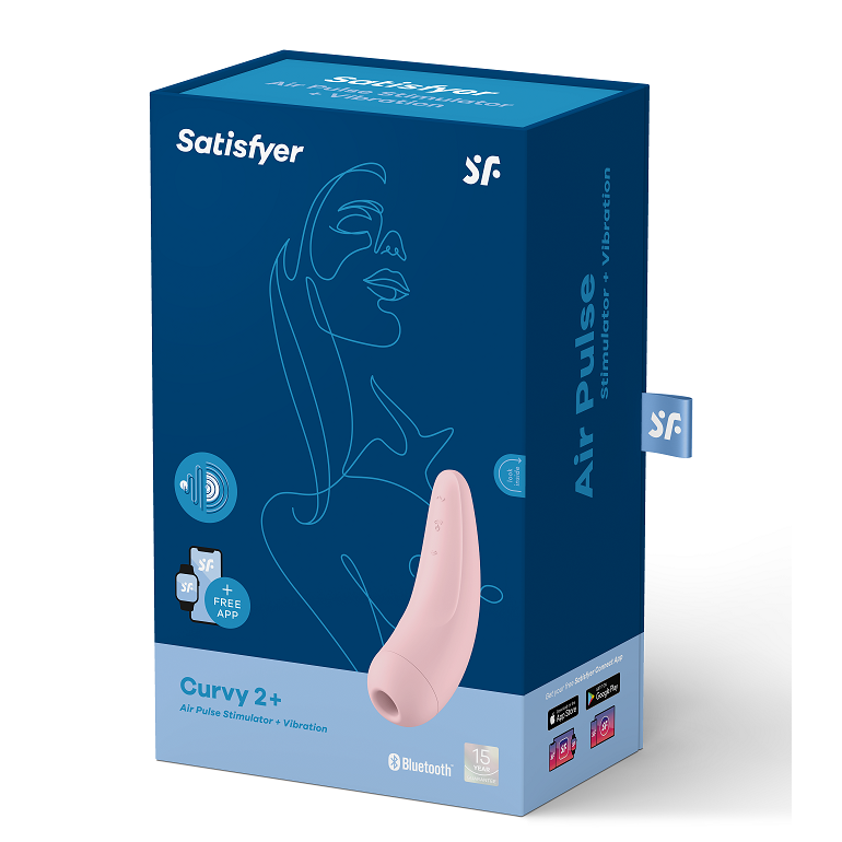 SATISFYER - CURVY 2 + PINK - RED - 8