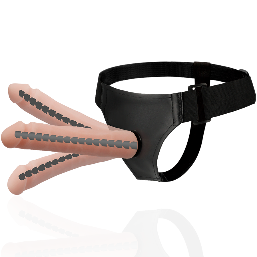 HARNESS ATTRACTION - DERICK ARTICULABLE FLESH 22.5 CM -O- 4.5 CM - 4