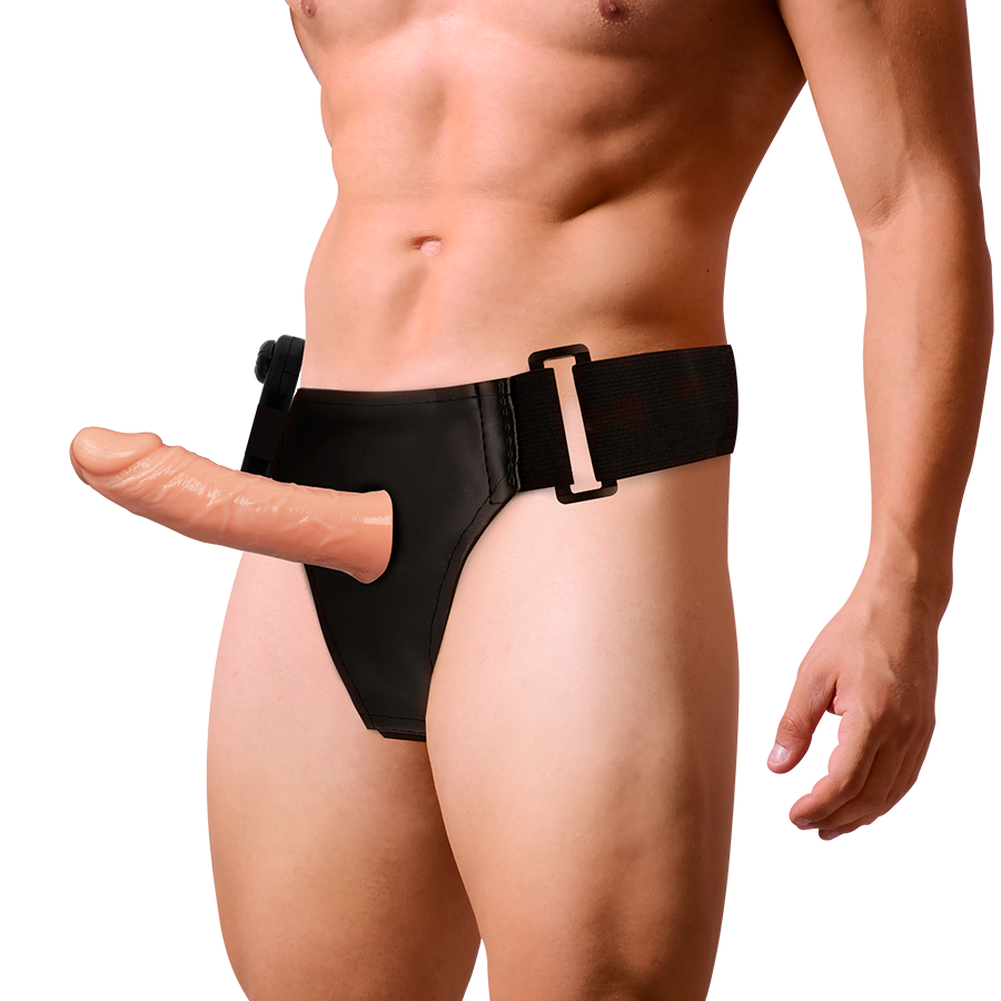 HARNESS ATTRACTION - RNES HOLLOW BENNY WITH VIBRATOR 15 CM -O- 4.5 CM - 6