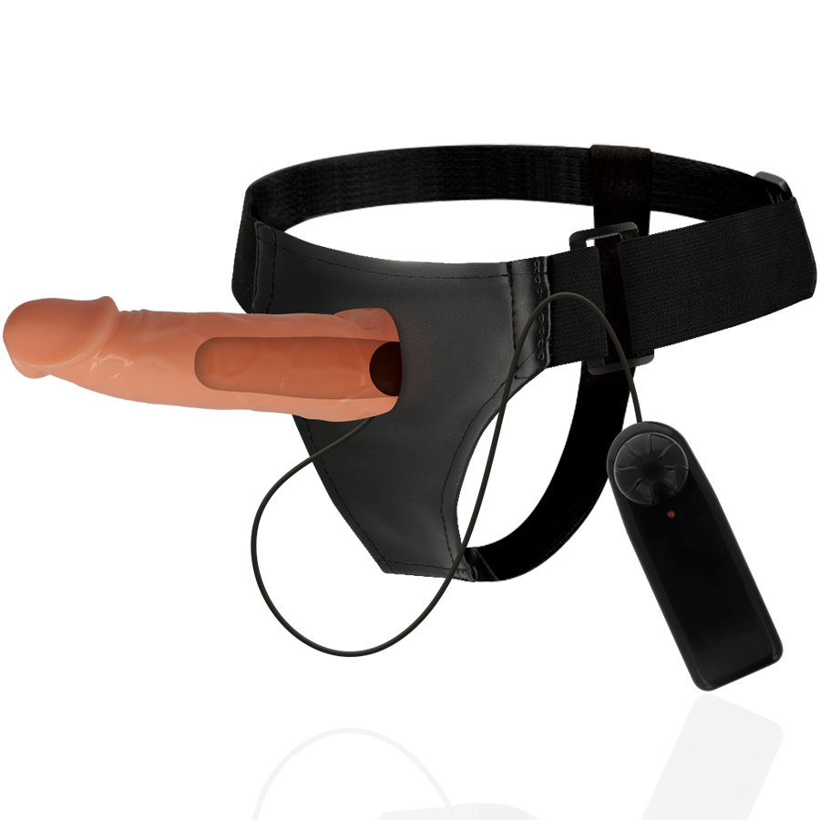 HARNESS ATTRACTION - WILLIAN HOLLOW RNES WITH VIBRATOR 17 CM -O- 4.5 CM - 4