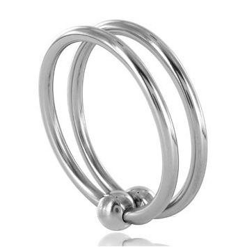 METAL HARD - ANELLO DOPPIO GLIAN 28MM - Secretroomsexyshop