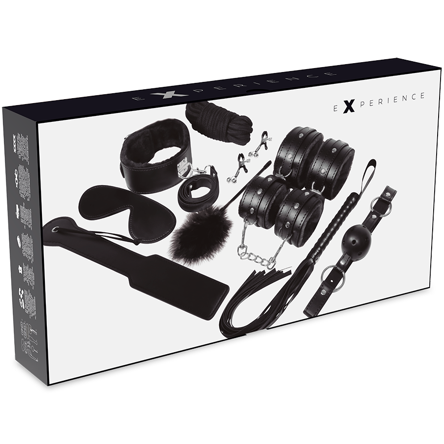 EXPÉRIENCE - KIT FÉTICHISME BDSM SÉRIE NOIRE