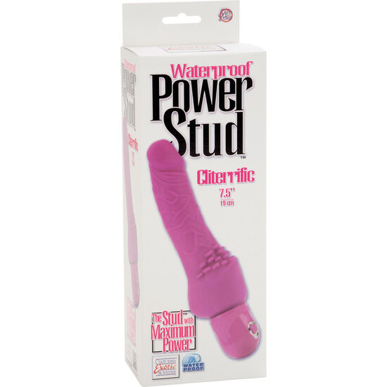 CALEXOTICS - POWER STUD CLITERRIFIC PINK VIBRATOR - 4