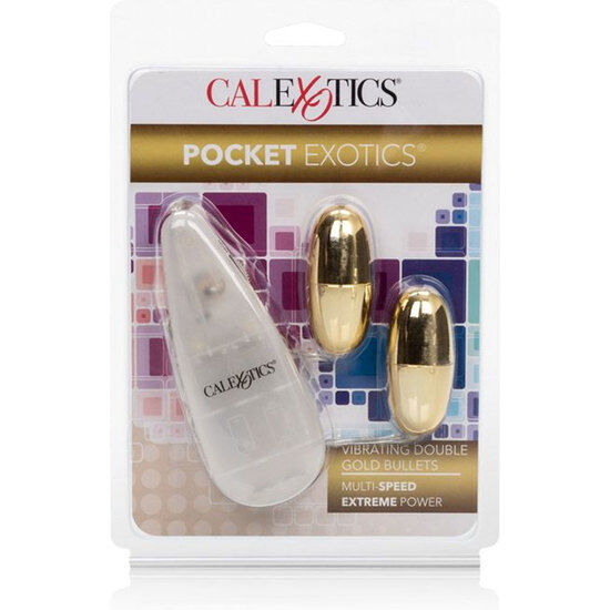 CALEXOTICS - VIBRATING BULLETS GOLD DUO - 4