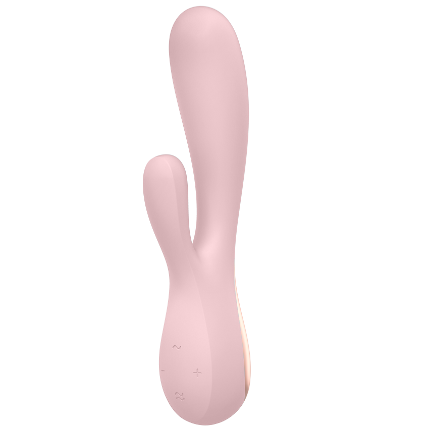 SATISFYER - MONO FLEX PINK WITH APP - RED - 5