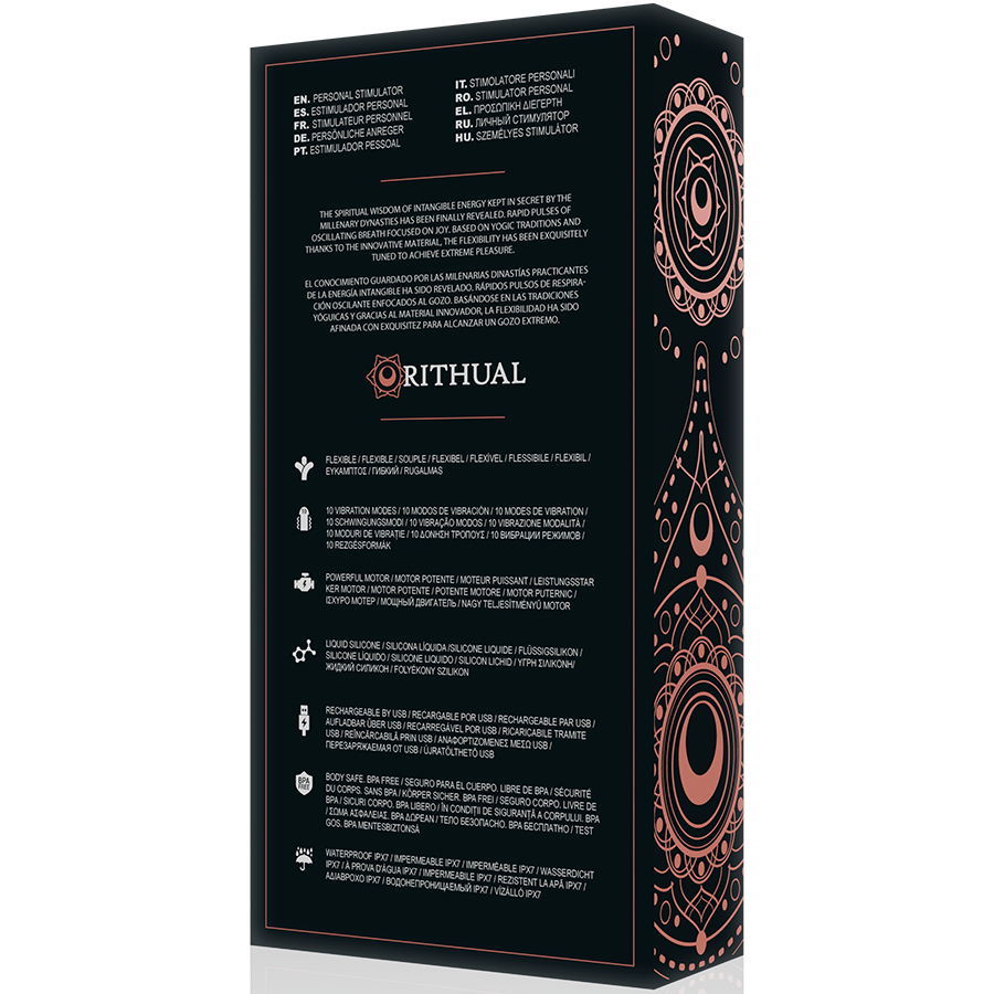 RITHUAL - KRIYA STIMULAODR RECHARGEABLE G-POINT BLACK - 10