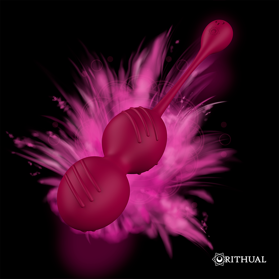 RITHUAL - NISHA RECHARGEABLE VIBRATING KEGEL BALLS ORCHID - 5