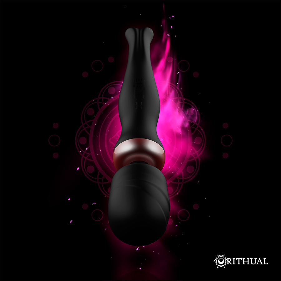 RITHUAL - POWERFUL RECHARGEABLE AKASHA WAND 2.0 BLACK - 7