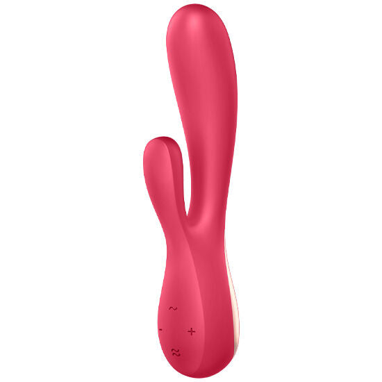 SATISFYER - MONO FLEX PINK WITH APP - RED - 3