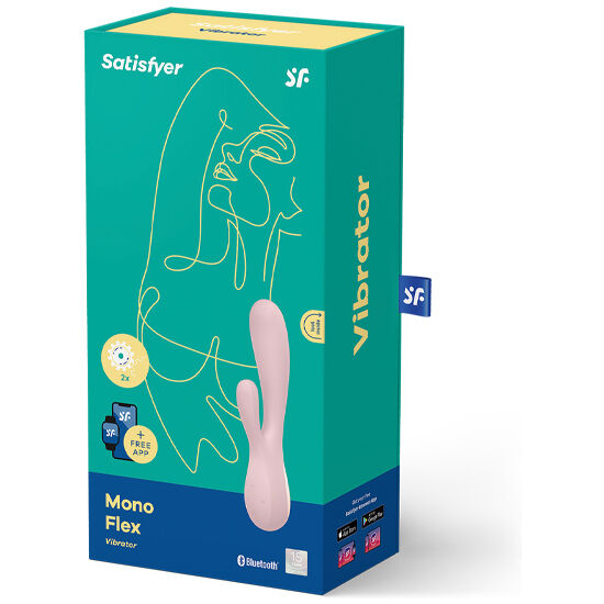 SATISFYER - MONO FLEX PINK WITH APP - PINK - 8
