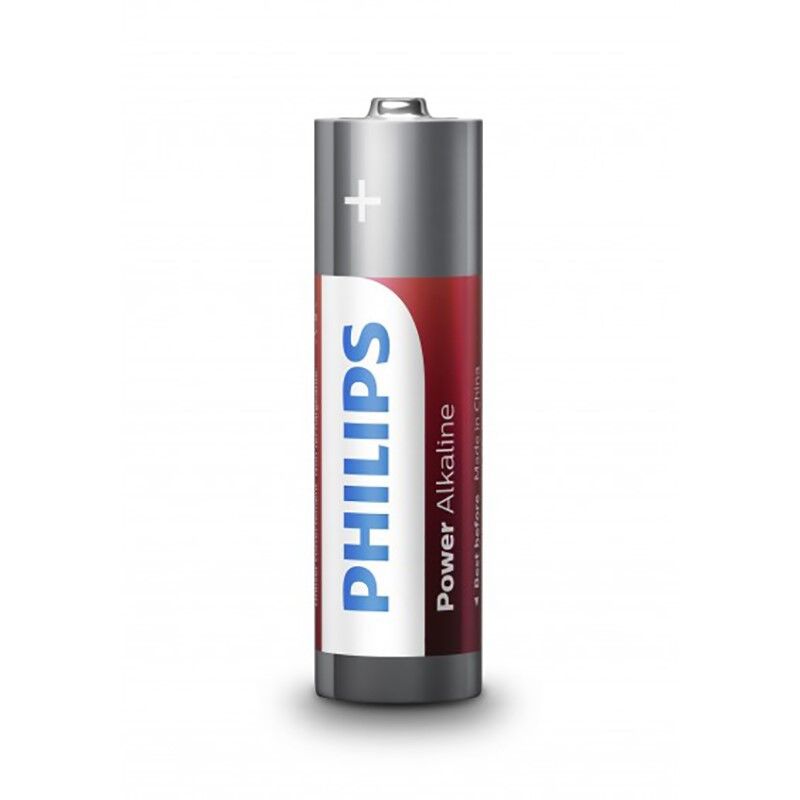 PHILIPS - POWER ALKALINE BATTERY AA LR6 PACK 4 - 2