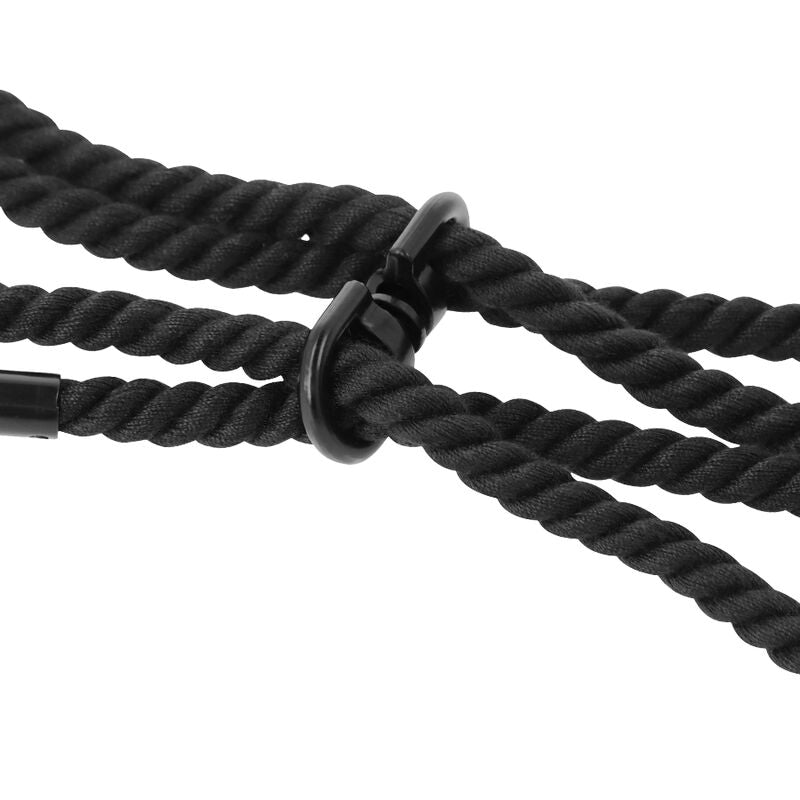 DARKNESS - 100% COTTON ROPE HANDCUFFS OR ANKLE CUFFS.