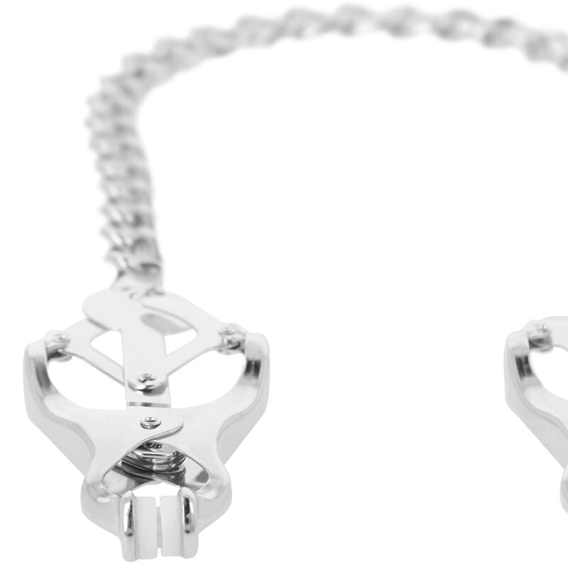 DARKNESS - METAL NIPPLE CLAMP WITH CHAIN - 5