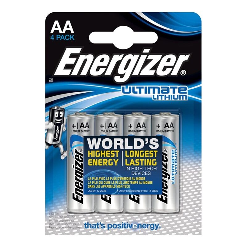 ENERGIZER - ULTIMATE LITHIUM AA L91 LR6 1,5V *4 - 1