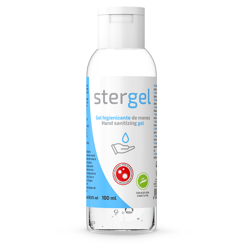 STERGEL - HYDROALCOHOLIC HAND SANITIZING GEL ALOE VERA 100ML - 2